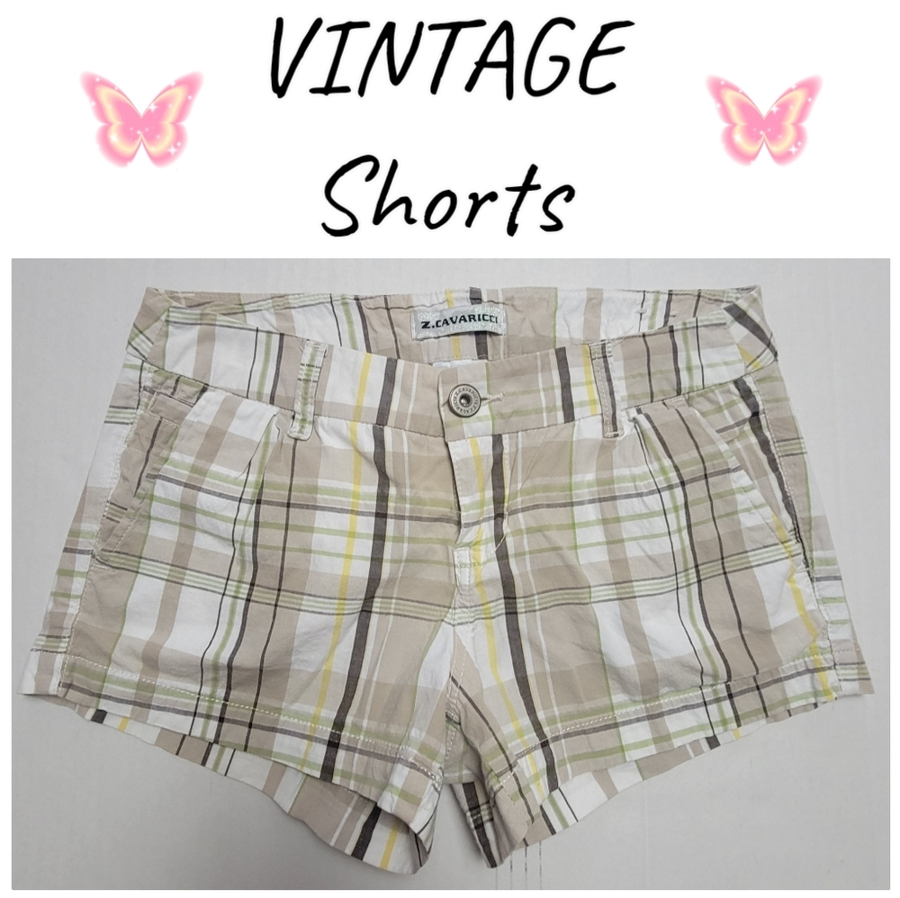 VINTAGE Plaid shorts